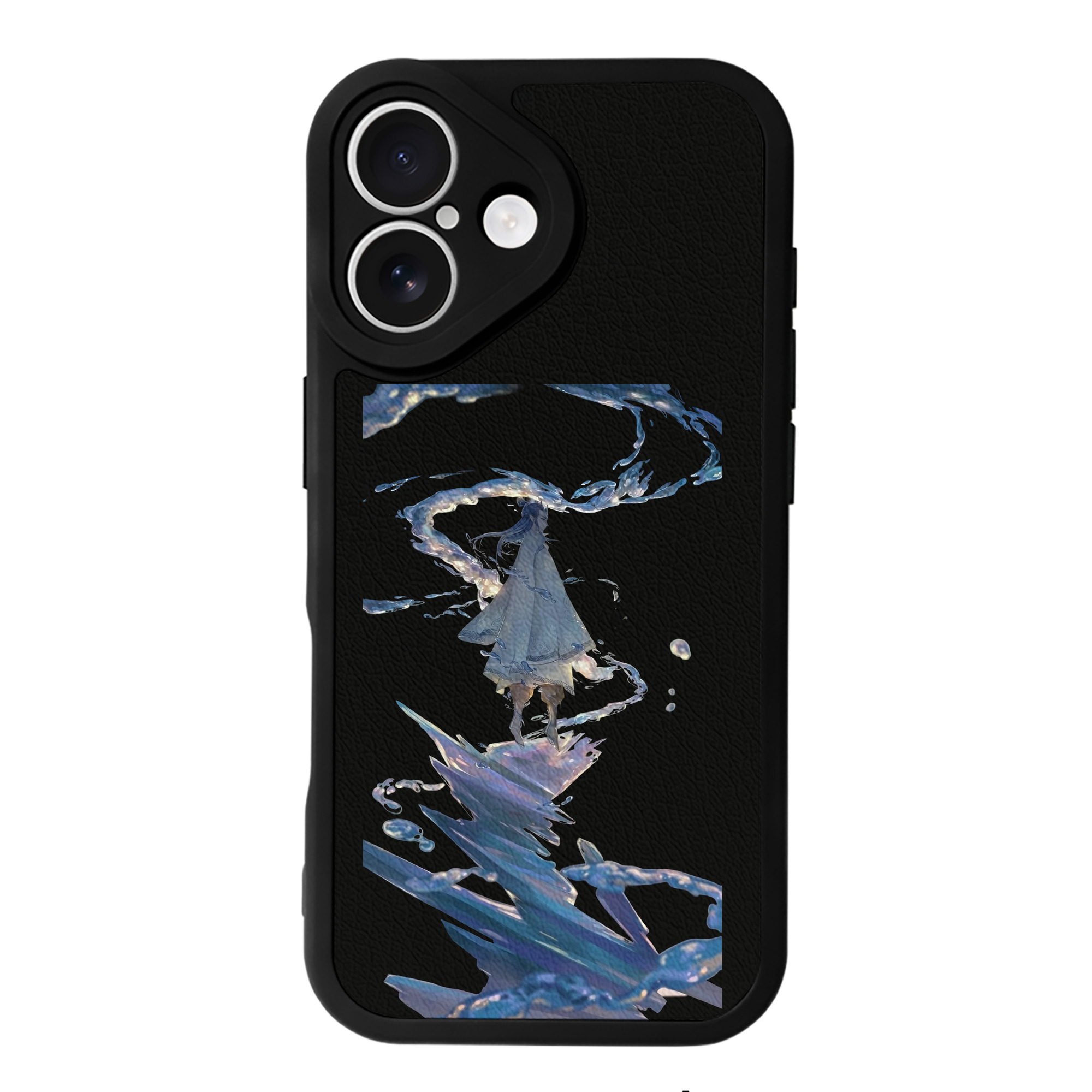 （画像用） Ne Zha 2 ナタ 魔童の大暴れ 【iPhone 16シリーズ対応】シリコンスマホケース（レザー調） 材質：シリコン